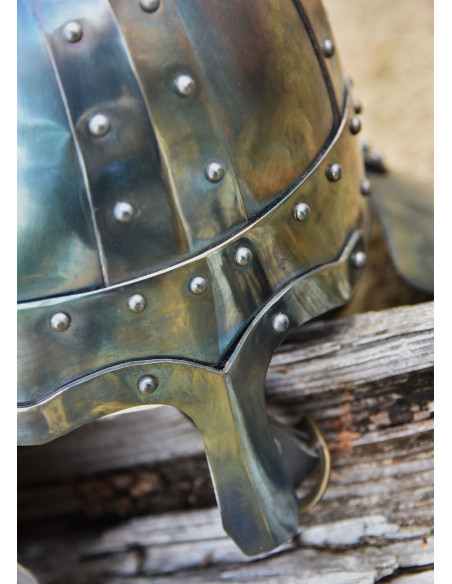 Casque romain Spangenhelm, IVe siècle...