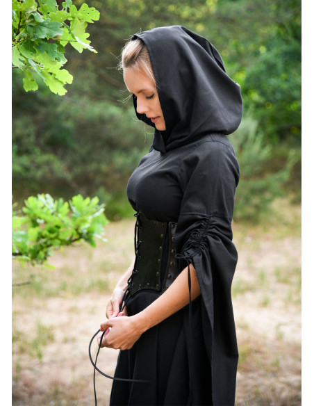 Corps en cuir avec doublure en daim