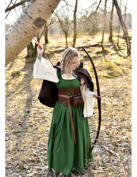 Corps en cuir avec doublure en daim