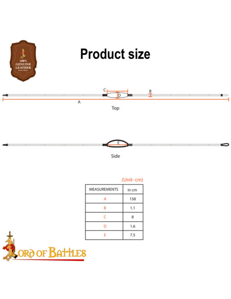 Sling des Baléares à lacets tressés