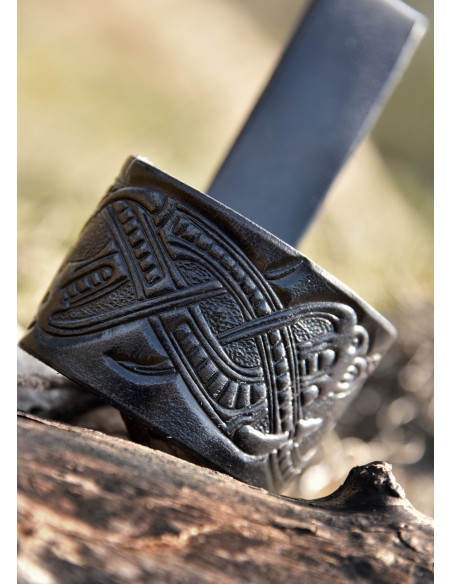 Tahalí pour corne avec motif de...