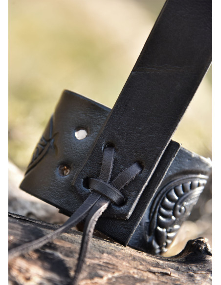 Tahalí pour corne avec motif de...