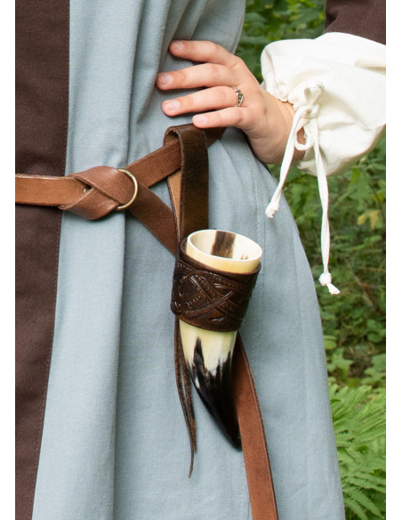 Tahalí pour corne design dragon en...