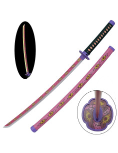Katana Kokushibou de Demon Slayer en Bambou avec LED