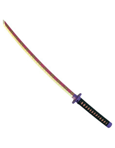 Katana Kokushibou de Demon Slayer en Bambou avec LED 2