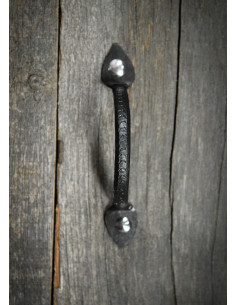 Poignée en acier forgé à la main (13 cm).