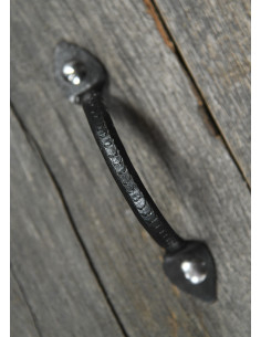 Poignée en acier forgé à la main (13 cm). 2