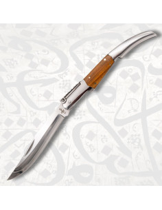 Couteau arabe de Carraca série Seda Ambre (28,5 cm.)