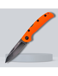 Couteau de blocage Third, fibre de nylon orange