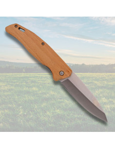 Couteau de campagne Third, manche en bois d'érable 2