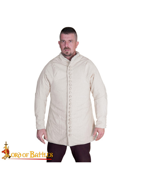 Gambison médiéval rembourré de type 6...