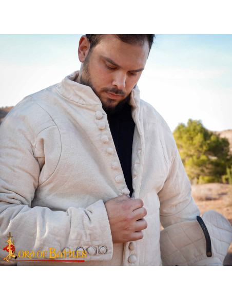 Gambison médiéval rembourré de type 6...