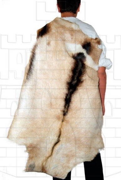Capa piel de cabra clara - Capes médiévales: Distinction sociale d'une époque