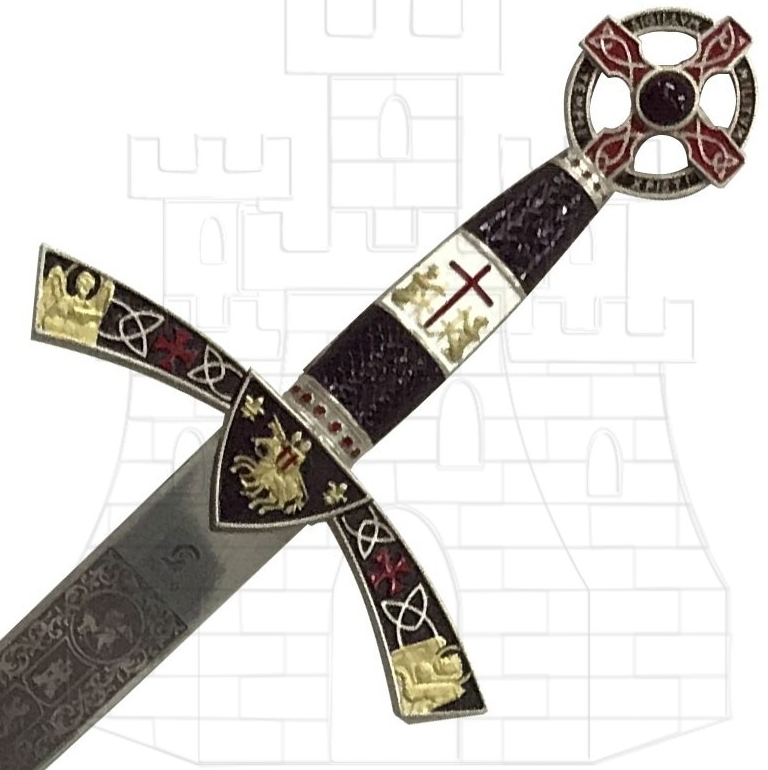 Espada Templaria decorada - Épées Templiers de Toledo