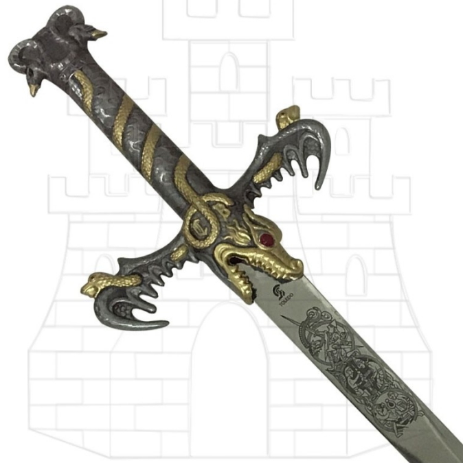 Espada Barbarian decorada - Épées Barbares